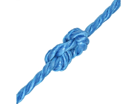 Cuerda polipropileno 12 mm 100 m Azul Marrón