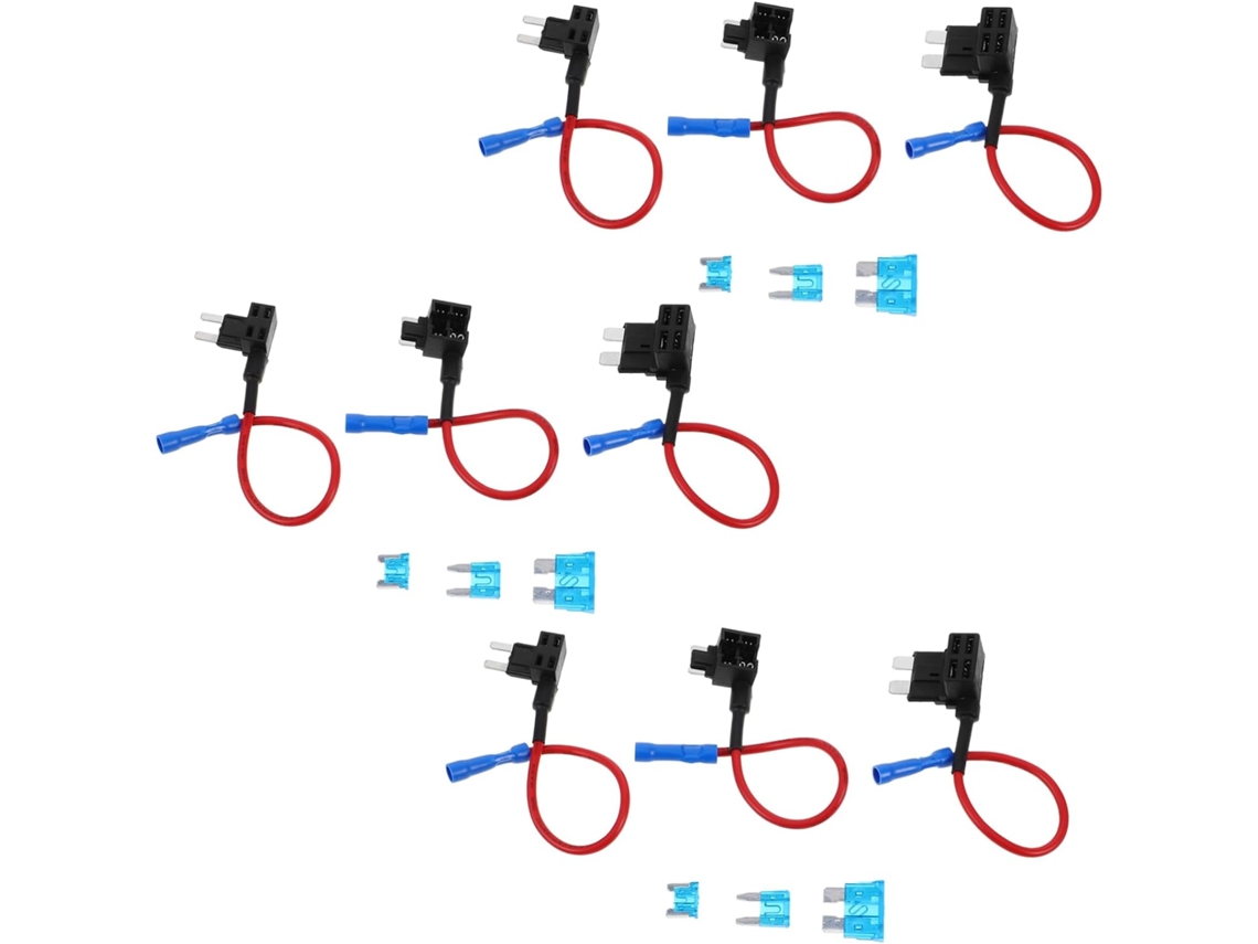 9 Piezas Adaptateur De Fusible Connecteur Mini-fusible Extracteur De Robinet A Para Camions