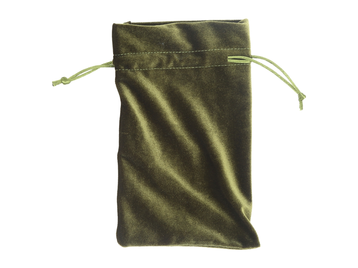 Bolsa De Terciopelo Para Tarot Con Cordón Para Guardar Mazos, Joyas, Monedas Y Accesorios - Verde