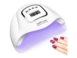 Lámpara De Uñas Uv Led 2025 De 150 W, Secador Profesional Con Sensor Automático Y Pantalla Lcd.