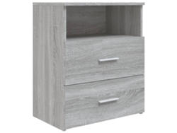Mesa de Cabeceira LOVELY HOME Mesinha 50X32X60 Cm Sonoma Cinzento