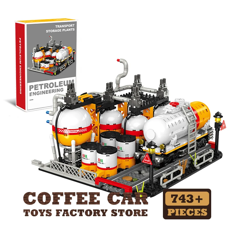 Juego de bloques de construcción MOC - Fábrica - Juguete STEM - Escena DIY - Regalo