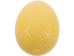 Huevo De Pascua Amarillo Agrietado Con Luz Solar, Accesorio Para Lámpara Solar De Jardín Y Patio, Decoración.