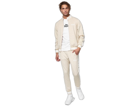 Chándale para Fitness LONSDALE Chándal Ashwell Beige (XL)