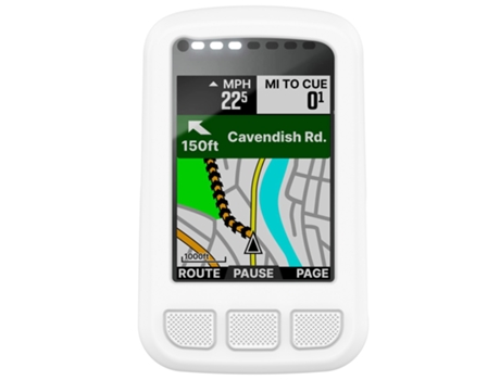 Para Wahoo Elemnt Bolt V2 WFCC5 Funda protectora de silicona para cronómetro (blanco)