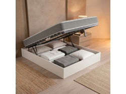 Canapé Abatible Somier|ROYAL SLEEP|blanco|montaje Y Retirada Incluida | 31 Cm | 80 X 200 Cm