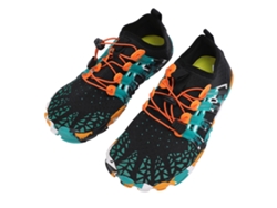 2026-zapatos De Agua Hombre Mujer Pvc Antideslizantes Secado Rápido Barefoot Playa Río Talla 42 Negro