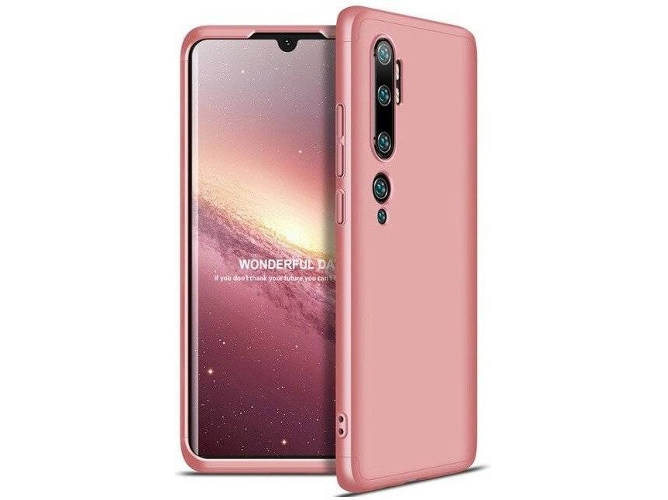 Funda Xiaomi Mi Note 10, Mi Note 10 Pro GKK 360 Protection Rosa
