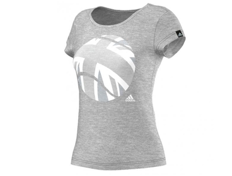 Camiseta de Mujer ADIDAS London Cinzenta Tecnologia Gris
