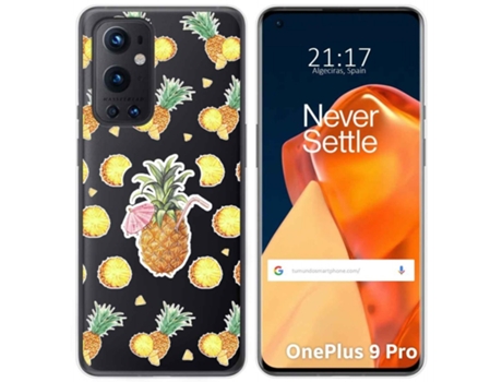 Carcasa OnePlus 9 Pro 5G TUMUNDOSMARTPHONE Dibujos Transparente Multicolor
