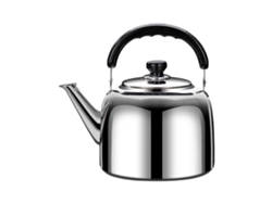 Hervidor de acero inoxidable seguro y conveniente con silbido fuerte, hervidor de gran capacidad para uso en la cocina y suministros para acampar.