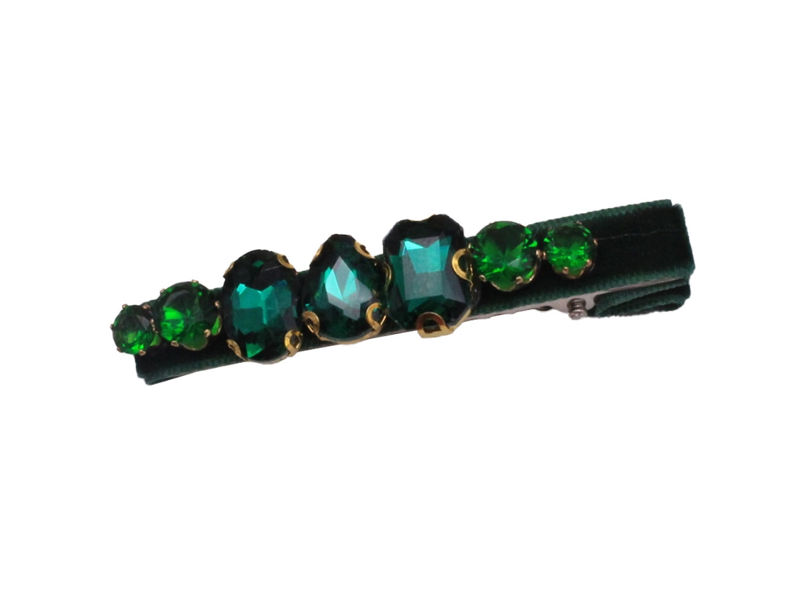Pinza para el pelo con forma de pico de pato, trenza y diamantes de imitación para mujeres y niñas