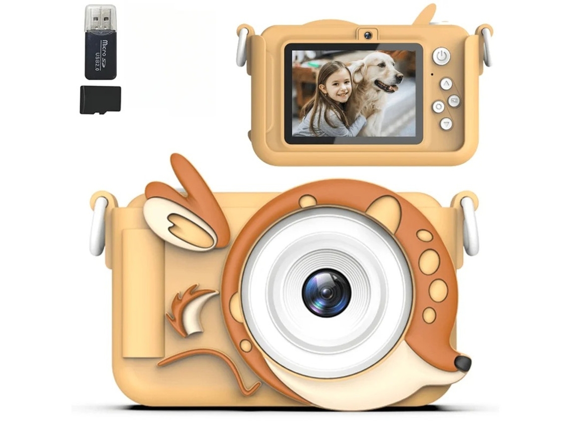 Cámara para niños Mini 2000W Pixel HD Cámara dual Pantalla de 24 pulgadas 32G Yizhood