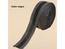 Fita Autoadesiva para Bainha de Calças Fita para Passar a Ferro a Bainha Das Calças Tecido para Costura MDUG (preto 5m)