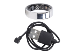 Anillo Inteligente Para La Salud, Monitorización Del Sueño, Rastreador De Actividad Física Con Aplicación, Aleación De Aluminio Plateado.