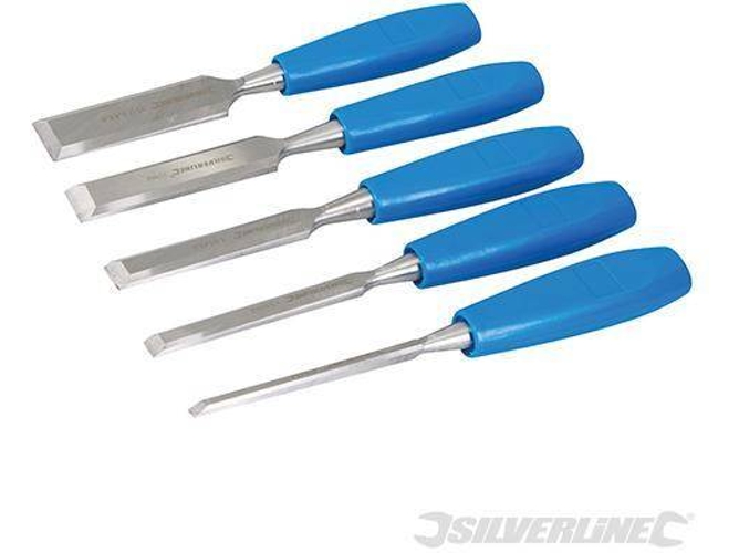Conjunto de Formón para Madera SILVERLINE CB19 - 5 piezas
