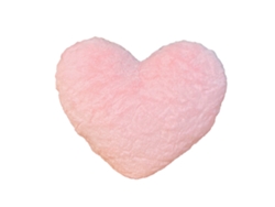 Cojín Corazón - Peluche Imitación Piel De Conejo