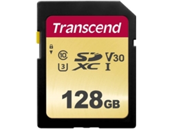Tarjeta de Memoria SDXC TRANSCEND TS128GSDC500S (128 GB - 95 MB/s)