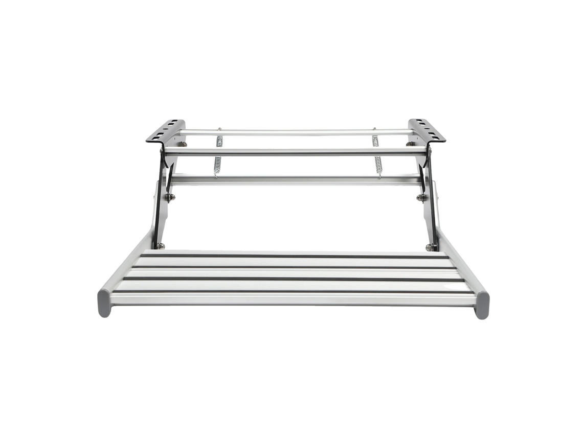 Escalón para RV, aluminio duradero, superficie antideslizante, color plateado OEM