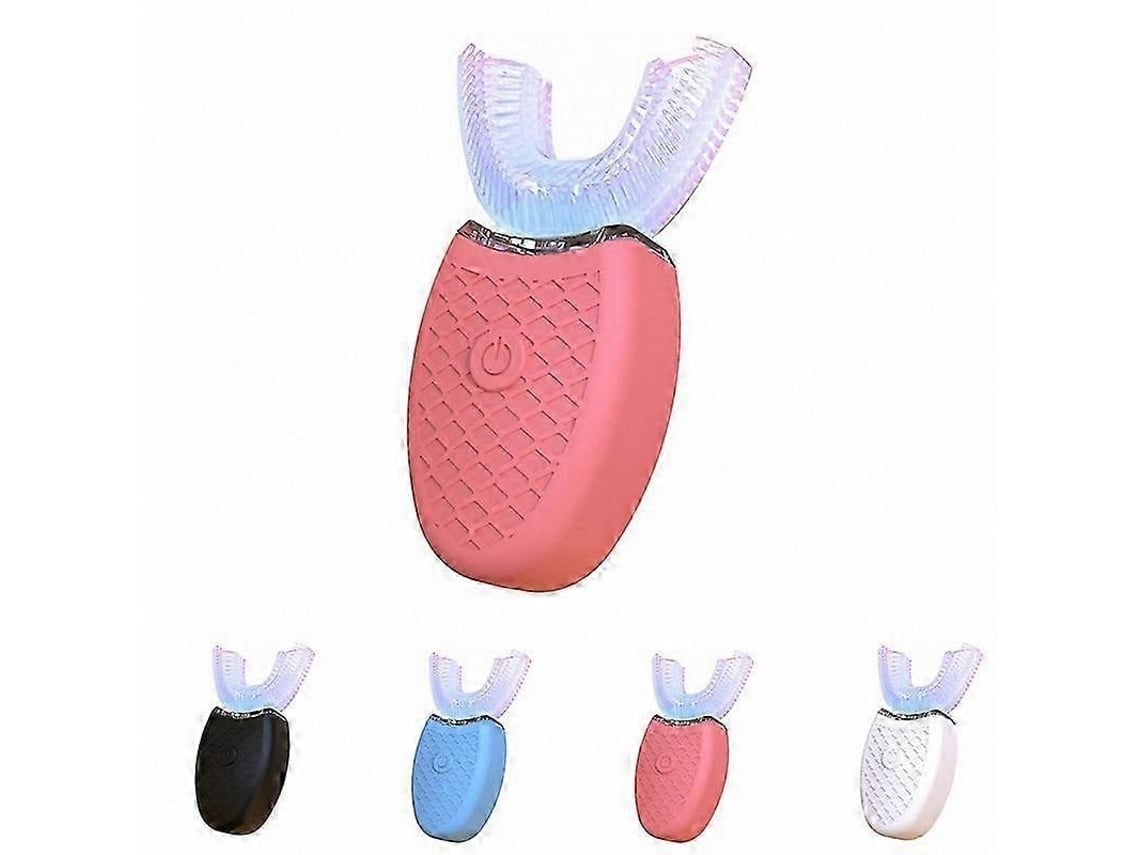 Cepillo de dientes automático en forma de U con rotación de 360 ​​grados, para niños y adultos, con función blanqueadora y luz fría. GOKOCO