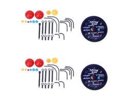 Walshlxq-modelo De Planetas Del Sistema Solar Diy Milky Way 2 Cajas/mpaquete Juguete Educativo De Ciencias Físicas Para Escuelas