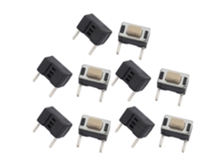 10 Piezas De Microinterruptor Pulsador Táctil Momentáneo Para Panel Pcb De 3 Mm X 6 5 Con 2