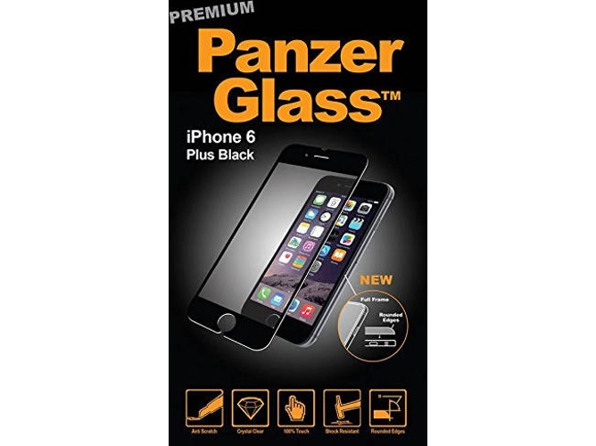 Protector de Pantalla PANZERGLASS Apple iPhone 6 Plus, 6s Plus, 7 Plus, 8 Plus