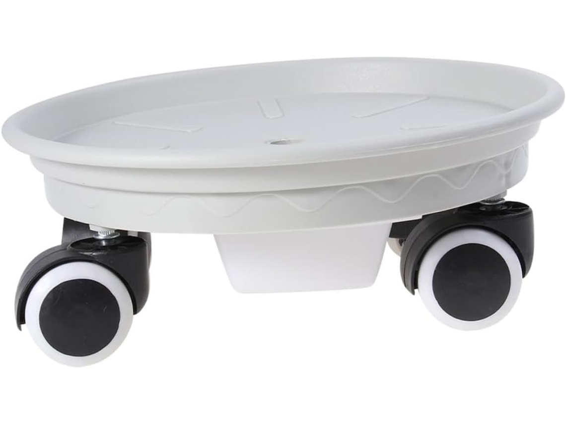 Soporte Rodante Para Plantas, Bandeja Redonda Para Plantar De 30 Cm, Para