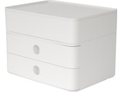 HAN 1100-12 Bandeja de Escritorio/Organizador Plástico Blanco