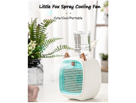 Ventilador Portátil 3 Velocidades Nano Spray 2400 Mah Amarillo VEANXIN