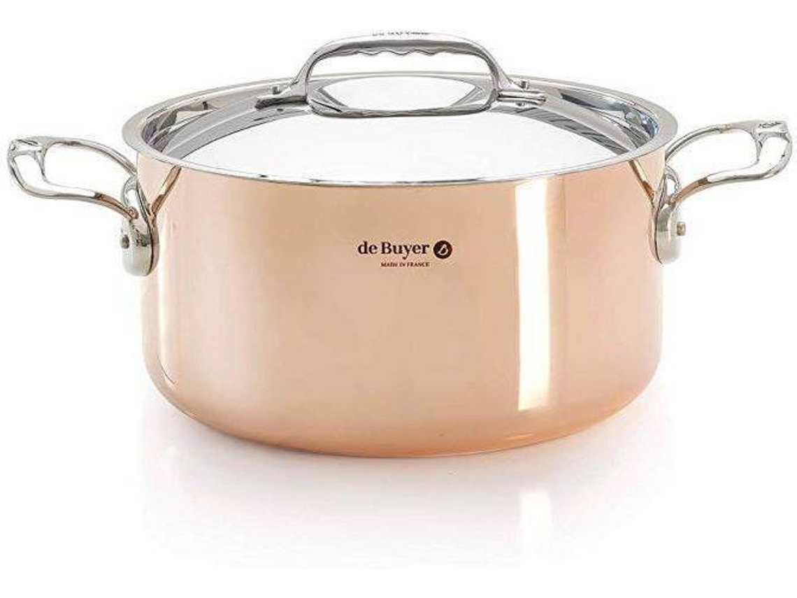Olla en Cobre y Acero Inoxidable DE BUYER 16 cm