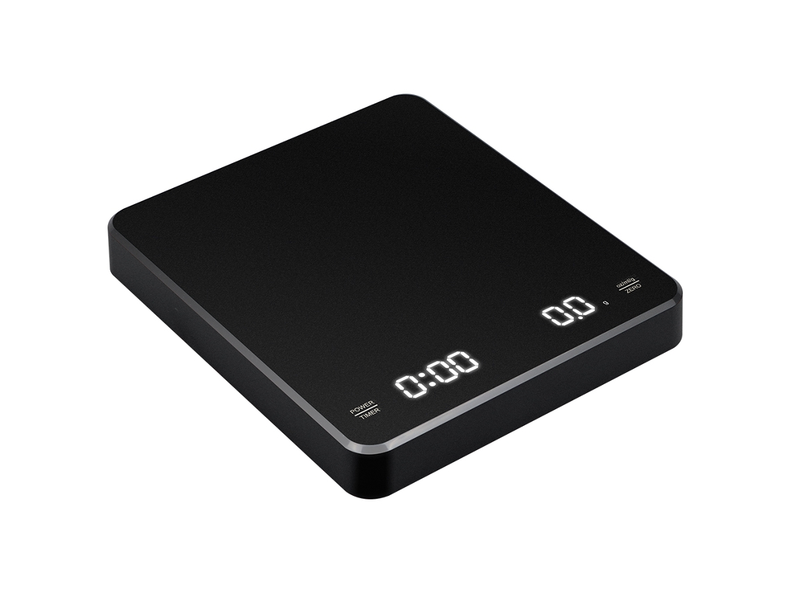 Báscula De Café Lcd De Alta Precisión, 3 Kg/0,1 G, Con Temporizador, Unidades De Medida Seleccionables: Onzas/ml/gramos