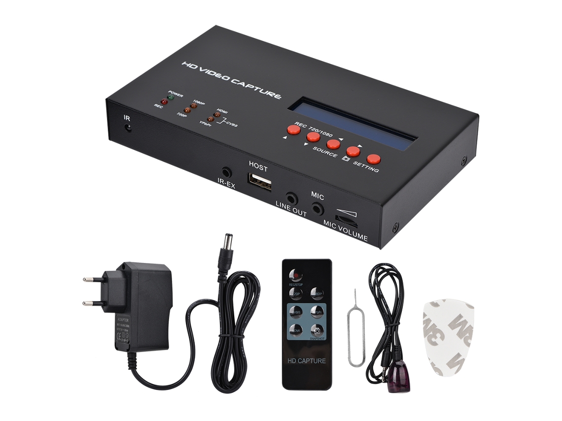 Capturadora de vídeo HDMI 1080p para juegos con cámara de TV