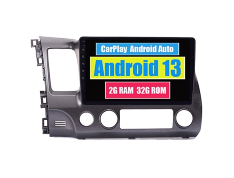 Autoradio Multimedia ROVERONE para Honda Civic 8 FK FN FD 2005 - 2012 CarPlay Android Coche Radio Bluetooth Navegación