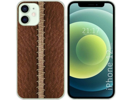 Carcasa iPhone 12 Mini (5.4) TUMUNDOSMARTPHONE Cuero 01 Multicolor