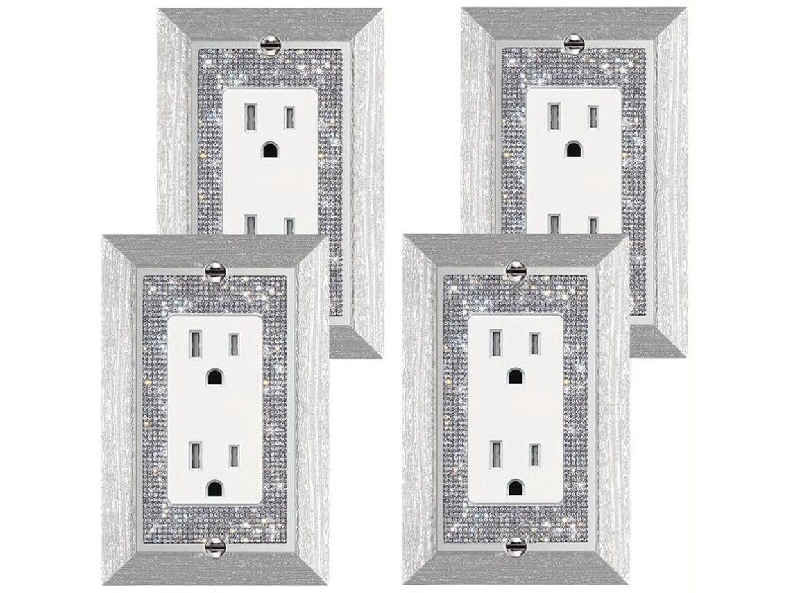Piezas. Cubierta decorativa para Switch en plata brillante de Vayotoy.