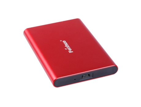Disco Duro Externo SSD SLOWMOOSE Portátil para Laptop Tipo C USB 3.1 (Rojo - 512 GB)