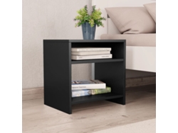 Mesa-De-Cabeceira LOVELY HOME Mesinha 40X30X40 Cm Aglomerado Preto