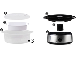 Vaporera AIGOSTAR Fitfoodie 300005INA (800 W)