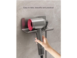 Soporte Para Secador De Pelo, Montaje En Pared, No Requiere Taladrar, Para Secador De Pelo, Plancha Y Alisador.
