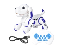 Perro Robot Inteligente De Juguete Con Control Remoto Y Detección Táctica Para Niños - Azul
