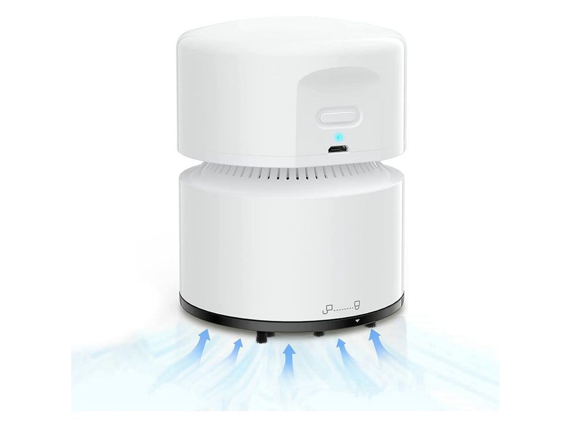 Aspiradora De Mano Inalámbrica, Recargable Por Usb, 120 Minutos De Autonomía, Apagado Automático, Ideal Para El Hogar, La Escuela Y La Oficina.