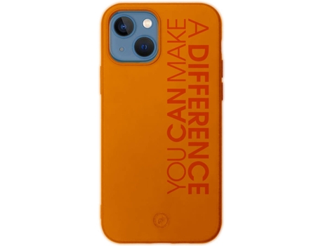Funda iPhone 13 Mini MUVIT Bambootek Naranja