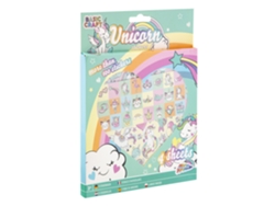 4 hojas de pegatinas de unicornio como empresa