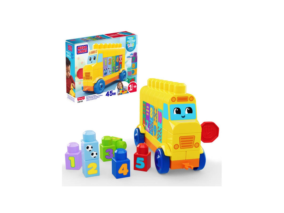 Mega Bloks Autobus Construye Y Cuenta