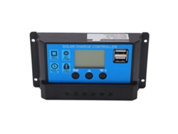 Controlador De Panel Solar Pwm Lcd 12v 24v 20a Carga Inteligente Para Alumbrado Público