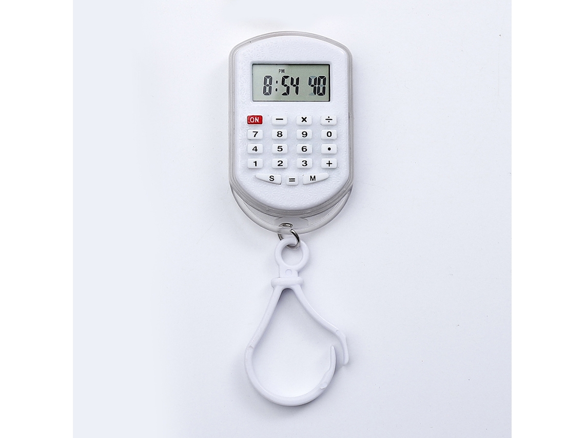 Calculadora de reloj mini Csyy (blanca)