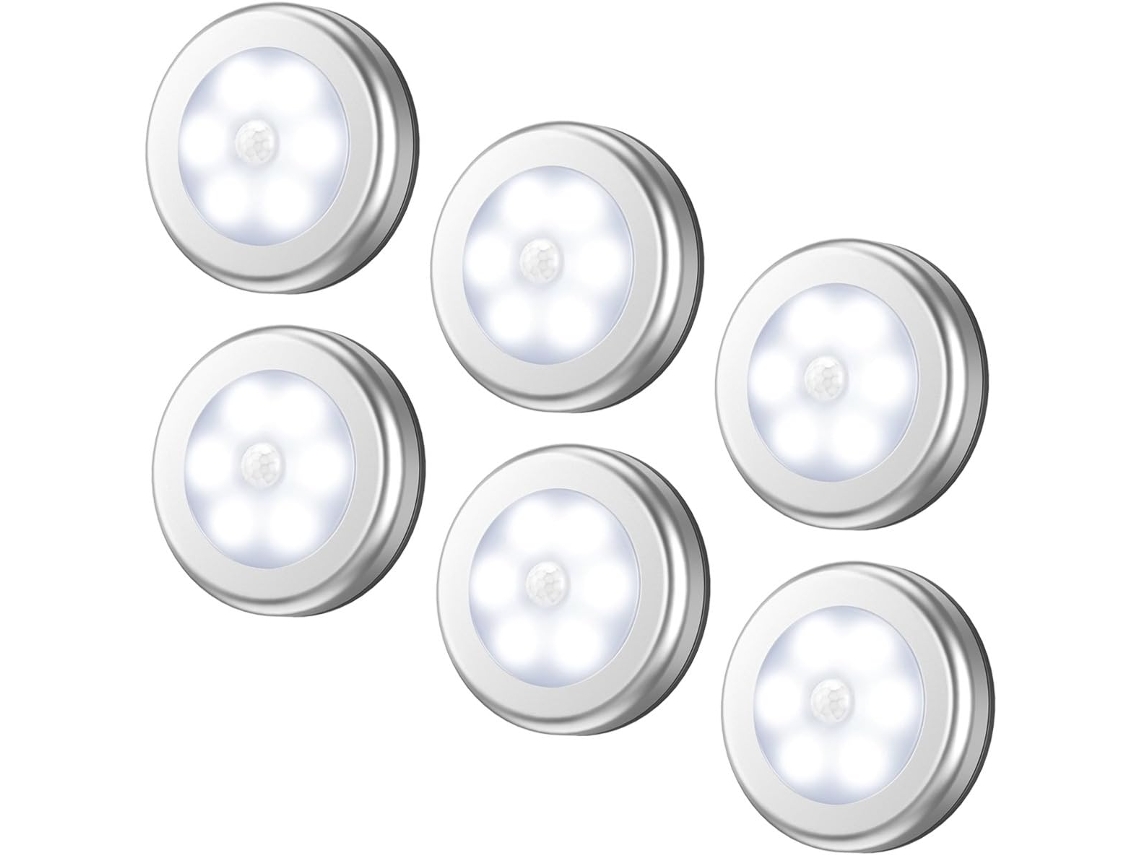 Versão Atualizada Luz com Sensor de Movimento Luz Noturna Led Alimentada Por Bateria Sem Fio Luzes de Escada para Armário em Qualquer Lugar Luzes