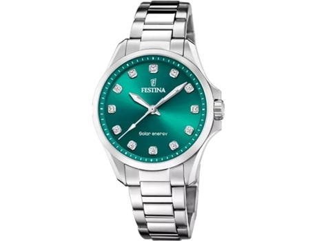 Reloj Hombre FESTINA F20654/3 Verde Plateado