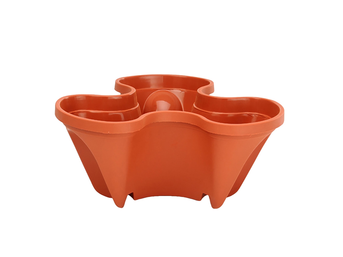 Maceta de fresa en capas 3D